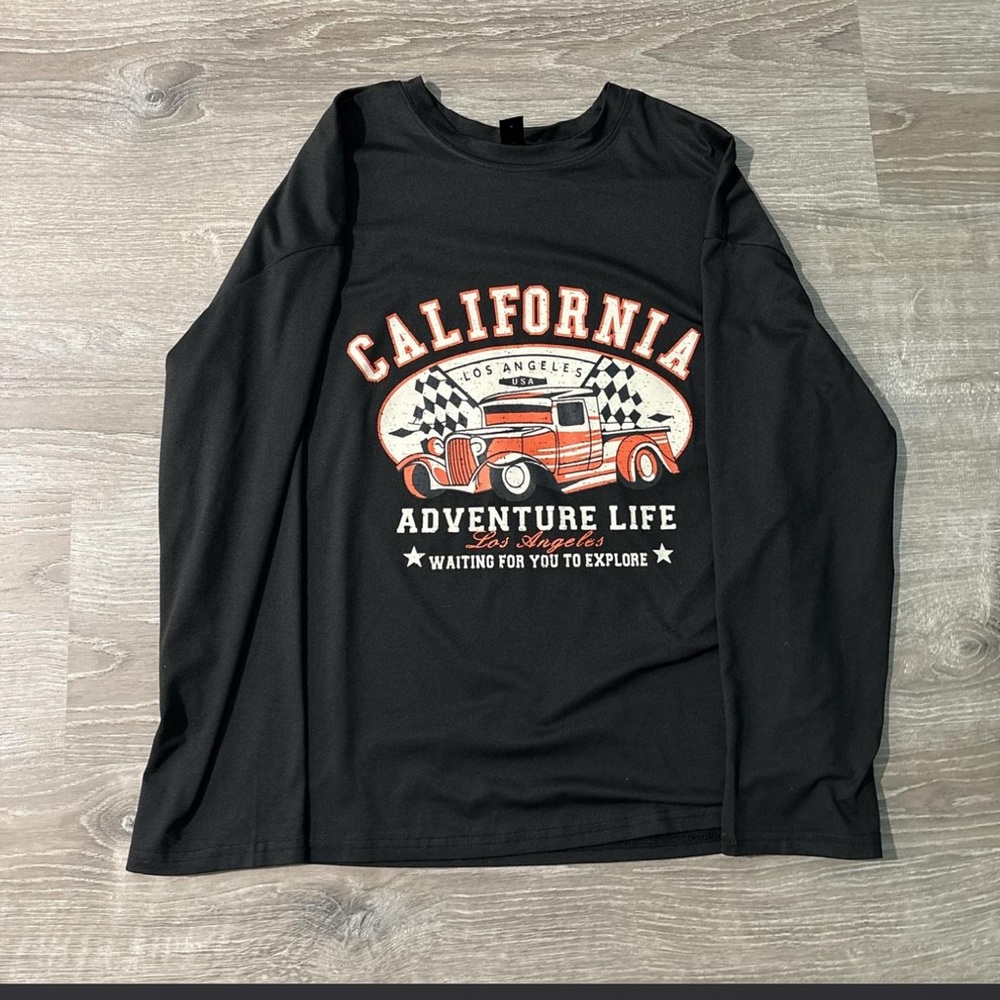 SHEIN California Adventure Graphic Long Sleeve - Small - Picture 3 of 6